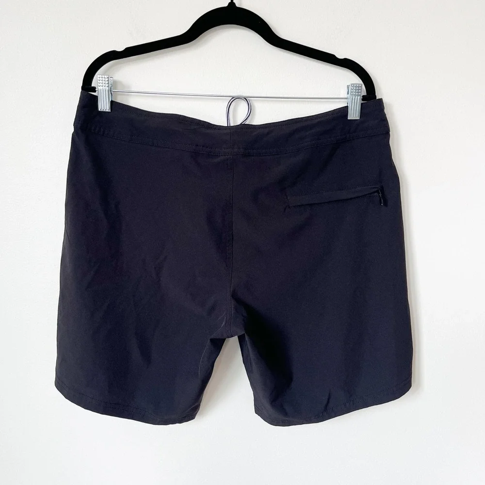 Rhythm Classic Stretch Trunk Board Shorts Black Mens 34